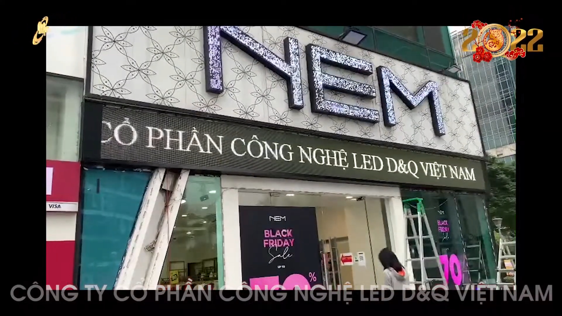 Nem  Lê Văn Lương – Nam Định | D&Q thi công dự án Bảng LED điện tử ngoài trời P10 Shop thời trang