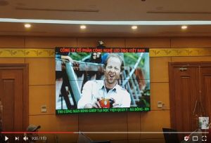 cung cap man hinh ghep samsung chinh hang 55inch tai hoc vien quan y ha noi