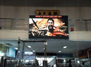 cung cap va thi cong man hinh led full color p6 trong nha