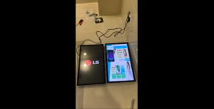 dq treo lap 2 man hinh quang cao lcd 32 cyl tg320b1 ws cho doi tac o ha noi id2283