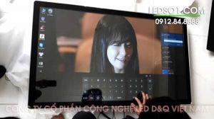 man hinh cam ung samsung treo tuong 49 inch cyl th490b1 ws thi cong lap dat tai royal city id1753