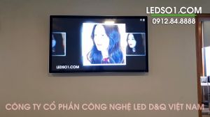 man hinh lcd 65 inch treo tuong dq tai nha hang thien ha id1845