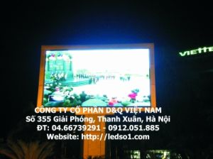 man hinh led fullcolor p20 mm ngoai troi 167 trieu mau