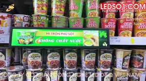 man hinh led lcd thanh tai quay am thuc trong sieu thi id2741