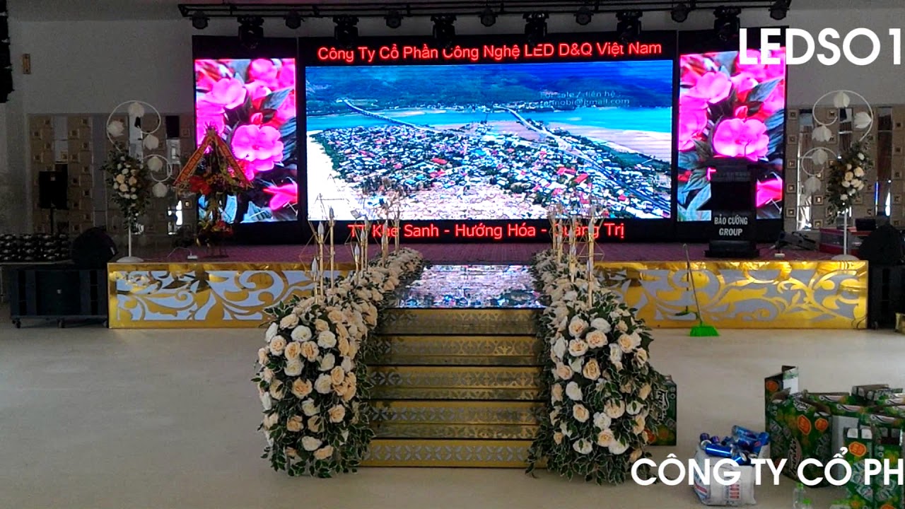 Màn hình led P4 | Thi công màn hình led sân khấu tại Khe Sanh-Hướng  Hóa-Quảng Trị - YouTube