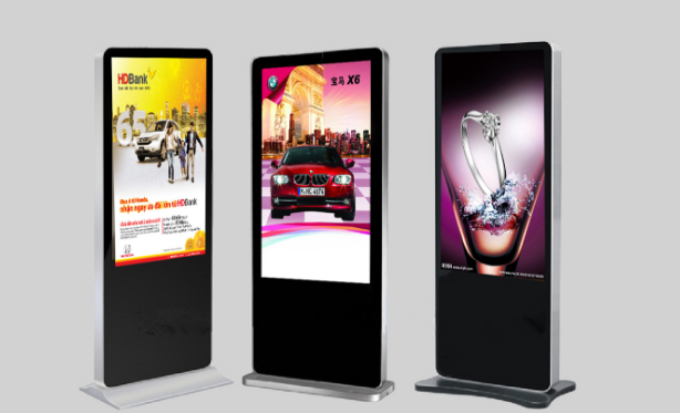 Màn hình quảng cáo Lcd chân đứng 55inch wifi | Lắp đặt tại 139 Lê Văn Lương