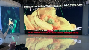 nha hang tiec cuoi hien luong thi cong man hinh led p3 trong hoi truong id2680