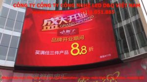 thi cong man hinh led full color dang cong ngoai troi