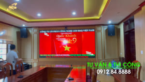 Sở Xây Dựng Tỉnh Ninh Bình | Thi Công Màn hình LED P1.25 Trong Nhà.