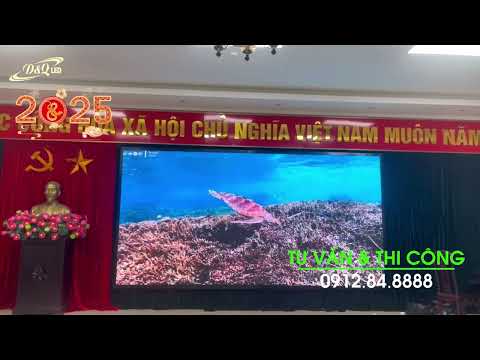 Chi cục thuế thành phố Bắc Ninh | Thi Công Màn hình LED P1.25 trong hội truong - phòng họp lớn