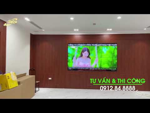 CỤC HÀNG HẢI VIỆT NAM - Số 8 Phạm Hùng | DQ Lắp ráp 4 màn hình ghép 55 inch trong phòng họp.