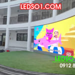 Trường Mầm Non Ánh Sao – Khu Đô Thị Pháp Vân | Thi Công Màn hình LED Ngoài trời P4 cho năm học mới.