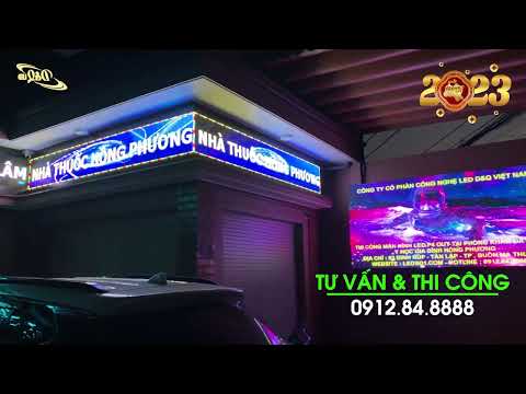 Phòng Khám Đa Khoa Y học Gia Đình Hồng Phương | Màn hình LED P4 Ngoài trời ! D&Q LED
