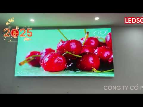 Trường Chính trị tỉnh Lào Cai | Thi Công Màn hình LEd P2.5 7m2 trong phòng nhỏ.