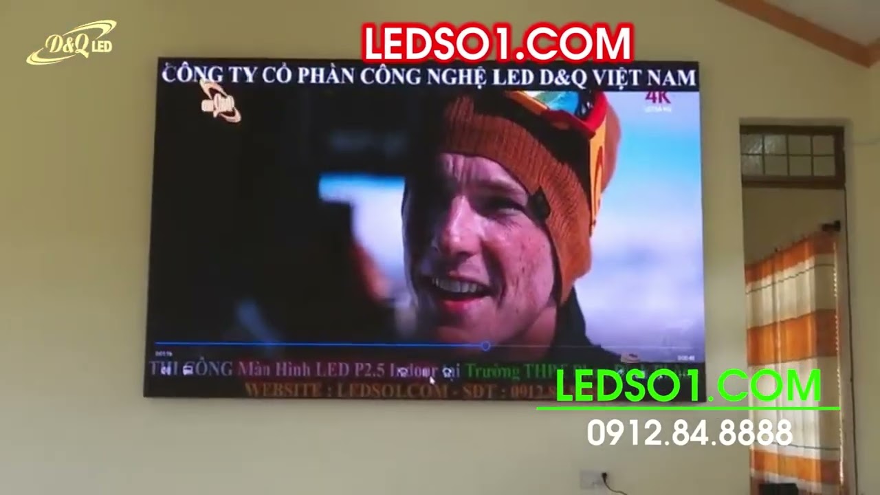 Trường THPT Phan Đình Phùng - Đam Rông, Lâm Đồng | Lắp 10m2 màn hình LED P2.5 Trong Nhà.