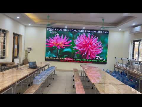 Trường THPT Trưng Vương Hưng Yên | Thi Công màn hình LED P2.5