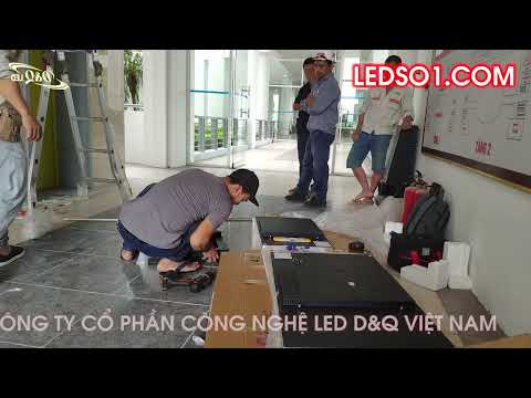 UBND Long Biên Lắp 16 LCD 32 inch USB CYL-TG320B1-UL chạy nội dung Hiển thị Công Việc.