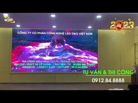 VNPT Đắt Lắc | Lầu 3 - 6 Lê Duẩn | Thi công màn hình LED P2 trong Phòng họp lầu 3.