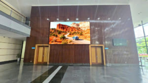 Bộ Nội Vụ – 10 Tôn Thất Thuyết | Thi Công Màn hình Cabin LED  P1.875 tại sảnh tầng 1 toàn nhà.