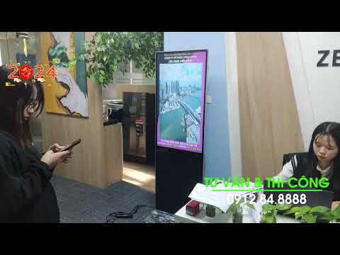 Zen Office - CEO Tower | Mua 1 màn hình 43 inch LCD Wifi chạy quảng cáo các công ty đối tác.