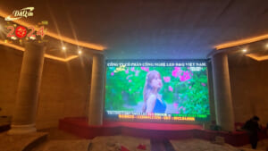 Lâu đài Tập đoàn Xuân Thiện | Thi Công gói thầu Cabin màn hình LED COB P0.93 ThinkSTV Sân khấu 50m2