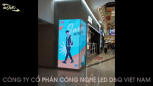 Shop Thời trang ANTA – AEON Long Biên Hà Nội | DQ lắp đặt dự án màn hình LED P2.5 quảng cáo sản phẩm