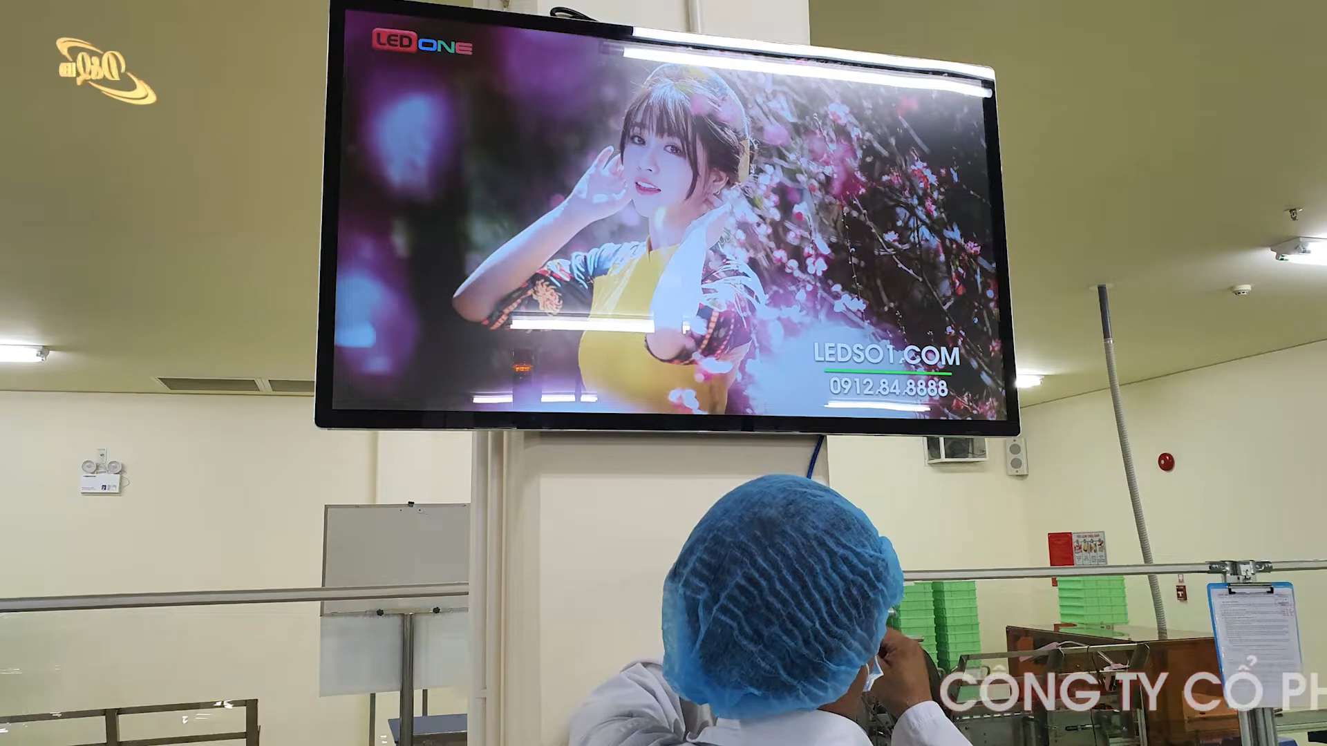 CTY Rohto-Mentholatum Việt Nam – KCN Bình Dương | DQ thi công gói thầu 300 màn hình hiển thị 43inch