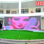 Lắp Màn hình LED GOB P3 out Tại sảnh trường Mầm non Ánh Sao – Hà Nội