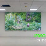 (Agribank tỉnh Hòa Bình) Lắp đặt dự án màn hình LED GOB P2 Trong Sảnh Chính tại chi nhánh bảng 2