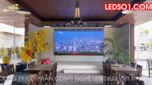 NHÀ HÀNG- VƯỜN BIA AN NHIÊN – Thôn 1 đông mỹ | Thi Công màn hình LED P2.5