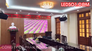 Liên Hiệp Phụ Nữ Tỉnh Ninh Bình | DQ thi Công dự án màn hình LED HOB P1.53 đồng bộ nhà máy ThinkSTV