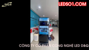 Trường Quốc Tế Anh BIS Hà Nội | DQ lắp đặt dự án màn hình quảng cáo chân đứng 55inch wifi