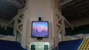 Cung Thể Thao Quần Ngựa | D&Q trúng thầu và lắp màn hình LED 2 bên cánh gà 300inch tại Sân thi đấu