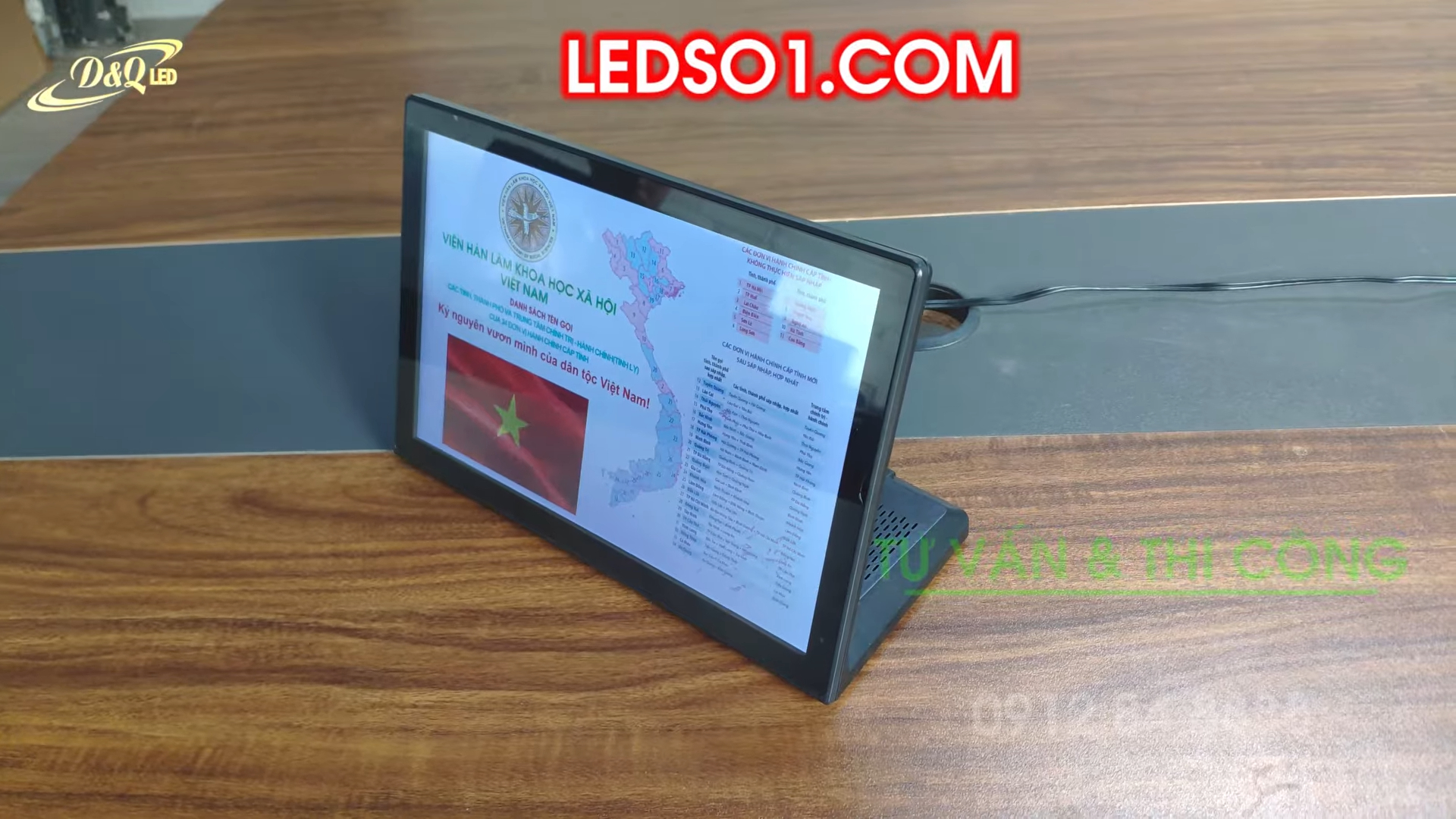 D&Q cung cấp và lắp đặt màn hình quảng cáo LCD để bàn 9-10inch trên Toàn quốc, giá tốt nhất Việt Nam