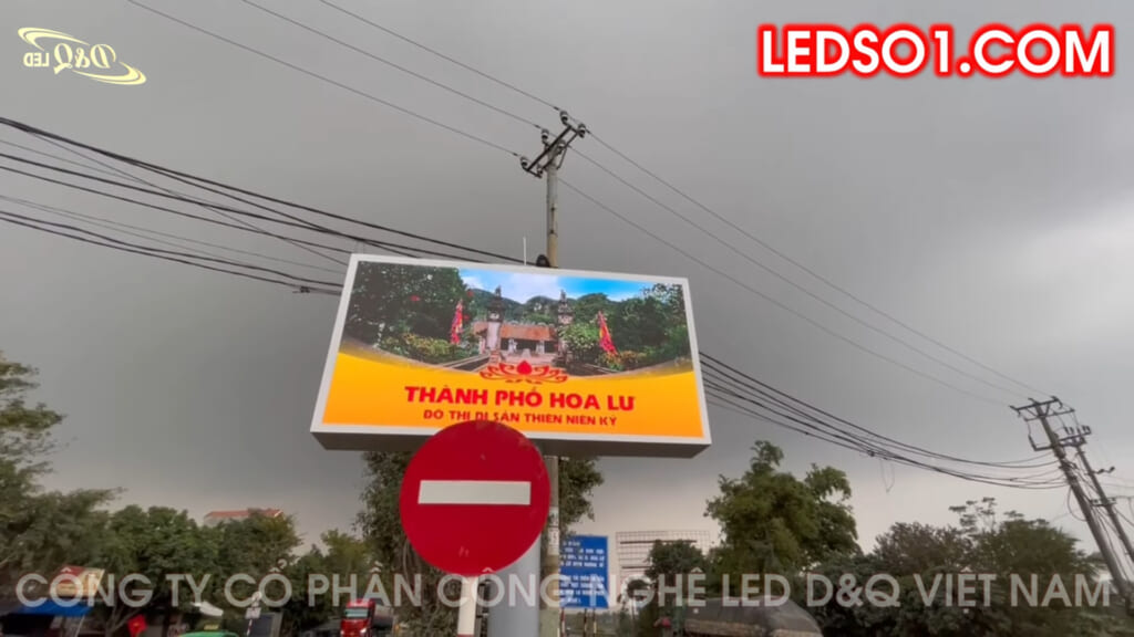 Phường Hoa Lư, Ninh Bình | D&Q thi công dự án màn hình LED P3 ngoài trời hiển thị Quảng cáo Du Lịch