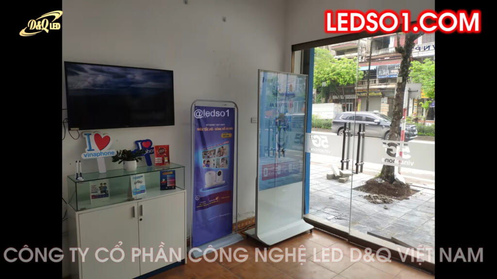 VNPT Gia Lâm, Hà Nội | D&Q trúng thầu và lắp màn hình cảm ứng tương tác LCD giá tốt nhất Việt Nam