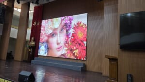 Bộ Tài Chính – Học viện Tài Chính | D&Q thi công dự án thầu 36 màn hình ghép LG 55″ phòng Hội trường