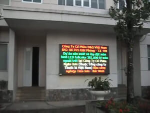 Tổng Công ty Thuốc Lá Việt Nam | D&Q Led thi công dự án thầu 8,5m2 màn hình LED P5 ngoài trời