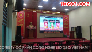 UBND Phường Thanh Liệt, Hà Nội | DQ lắp đặt dự án thầu màn hình LED GOB P2 phòng Hội nghị – Hội thảo