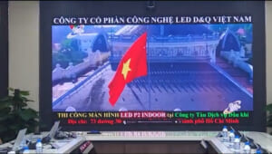 Cty Tầu Dịch Vụ Dầu Khí TP. Hồ Chí Minh | DQ lắp đặt dự án thầu màn hình LED P2 phòng Họp trực tuyến