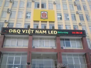 Trường Đại học Kỹ thuật – Hậu cần Công an Nhân dân | D&Q thi công dự án thầu màn hình LED ngoài trời