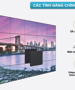 Màn Hình Ghép Châu Âu 55 Inch: Giải Pháp Video Wall Chuyên Nghiệp Cho Mọi Dự Án - LED D&Q