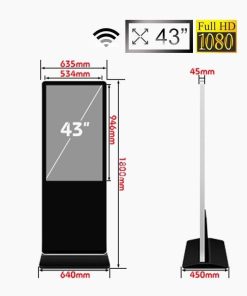 Màn hình quảng cáo LCD chân đứng 43 inch SAMSUNG / LG | LED D&Q Miền Bắc - LED D&Q