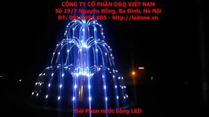 Đài phun nước LED, đài phun nước led điện tử, đài phun nước công nghệ LED
