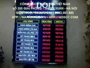 Bảng tỷ giá vàng điện tử - Tập đoàn vàng bạc đá quý Doji.avi