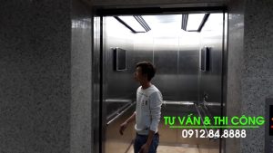 Bệnh Viện Phụ Sản Hà Nội | D&Q thi công thầu dự án màn hình quảng cáo LCD trong thang máy Bệnh viện