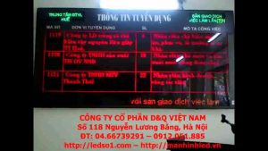 Bien led quang cao - bien hieu quang cao - bien quang cao led - bien dien tu led