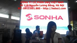 Cho thuê màn hình led tại triển lãm Vietbuild 2013 (Công ty CP Quốc Tế Sơn Hà)