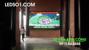 Chùa Bái Đính  - Ninh Bình | DQ lắp đặt gói thầu dự án màn hình LED P3.91 ngoài trời tại Sảnh ra vào