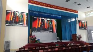 Cơ Sở 1 - Trường Đại Học Thủ dầu 1 Bình Dương | DQ thi công gói thầu dự án 3 màn hình LED P4 indoor